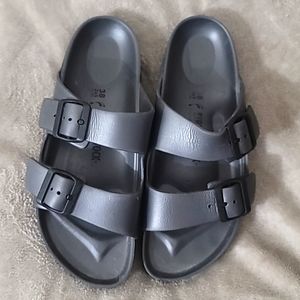 Birkenstock Arizona Grey Sandals Lightweight